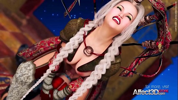 Fantasy heroes having futa threesome hump