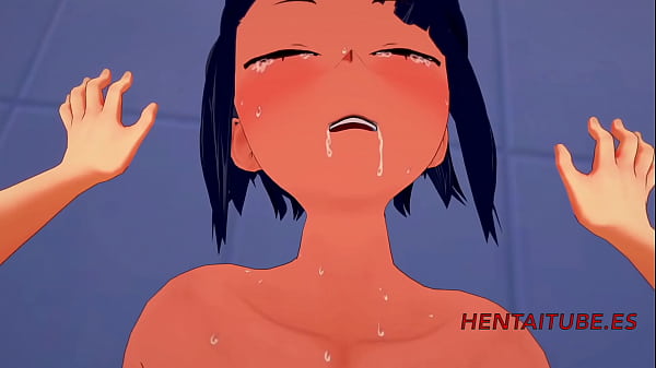 Boku No Hero Anime porn – Jiro Kyoka & Kaminari Denki Fuck-a-thon at Classroom Handjob, Suck off, Boobjob & Fucked 2/2