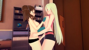 (3D Anime porn)(Lesbo)(Seven Deadly Sins) Elizabeth x Diane