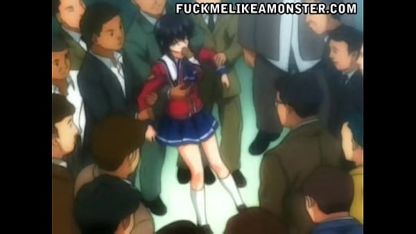 Anime collegegirl fucked by numerous dicks