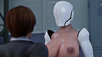 Anime porn 3D Mass Effect: Futa Machine Fucks Her Possessor