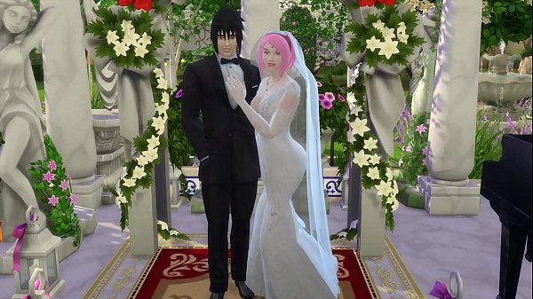 La Boda de Sakura Parte 1 Naruto Anime porn Netorare Esposa Vestida de Novia Engañada Marido Cornudo Anime
