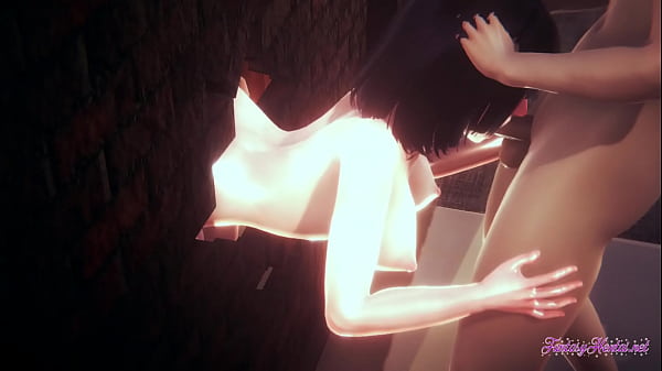 Naruto Anime porn 3D – Threesome Hinata blowjoib and Gets Fucked Thru a Wall – Anime Manga Japanese Pornography