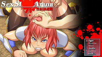 Pretty crimson haired female warrior having romp with a ogre man in Hookup sl arena manga porn ryona activity gameplay flick