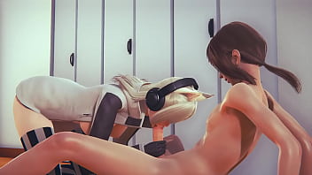 Manga porn 3D Uncensored- Omura Handjob & sucking dick