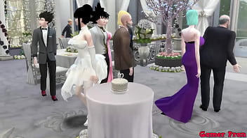 Milk’s Marriage Gig 1 The Wedding of Goku and his Wifey Chichi very romantic but it finishes in Netorare Wifey Fucked like a Bitch Hubby Hotwife Dragon Ball Porno Anime porn