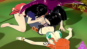 Parodia Nami Boa Nico Robin gioco manga porn di sesso uncensored Japanese Asian Manga Anime Game Trans ..TR3DS..
