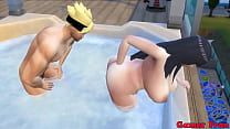 Boruto Porno BBW Cap 2 After a training boruto and hinata went to take a douche and end up fucking step mommy eh son-in-law the mommy loves it like they never end up inwards her