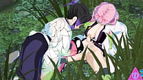 Shinobu Mitsuri kanroji demon slayer hermaphroditism gioco manga porn di sesso uncensored Japanese Asian Manga Anime Game..TR3DS.. 1/2